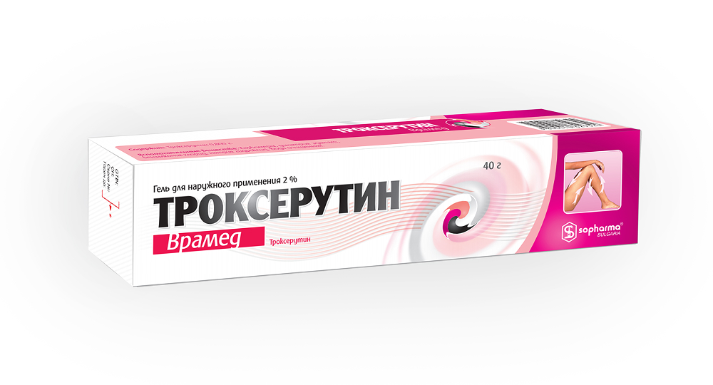 Троксерутин гель 40г